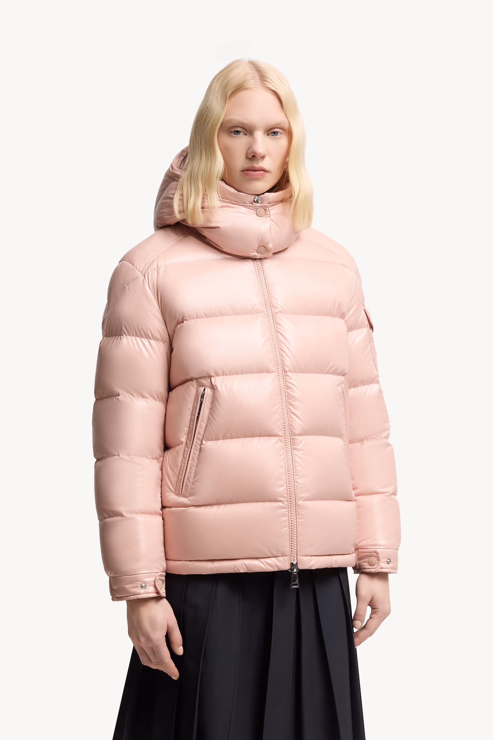 Doudoune courte à capuche Maire Femmes Rose Moncler 3